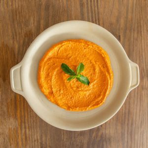 Hummus casero de pimiento